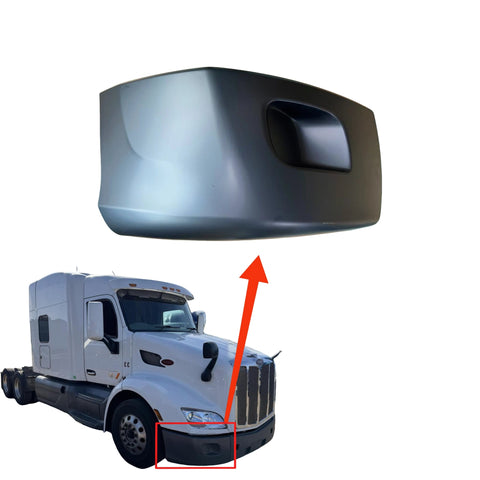 GA-PE-008A-R Plastic Corner Bumper W/O Fog Light Hole Right Side For Peterbilt 579 2013 2014 2015 2016 2017 2018 2019 2020 2021 2022