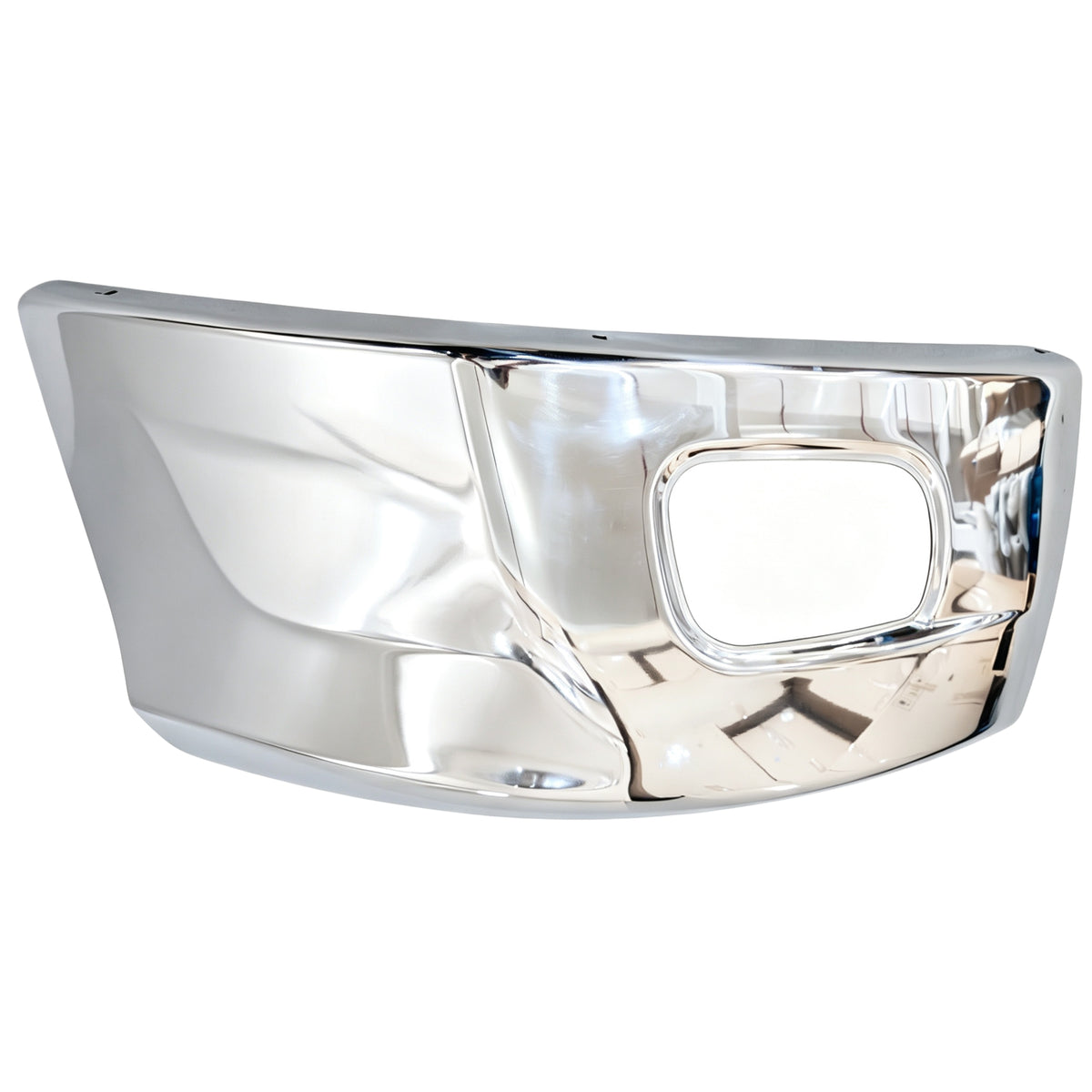 GA-PE-048-2A-R Steel Corner Bumper with Fog Lamp Hole Right Side For Peterbilt 579 2013 2014 2015 2016 2017 2018 2019 2020 2021 2022