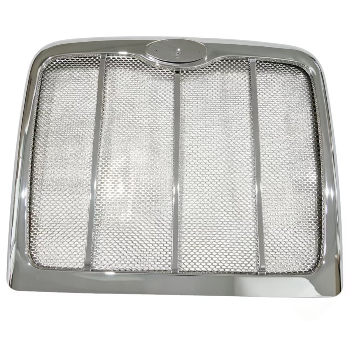 GA-PE-046 Replacement Chrome Plastic Grille w/ Bug Screen For Peterbilt 386