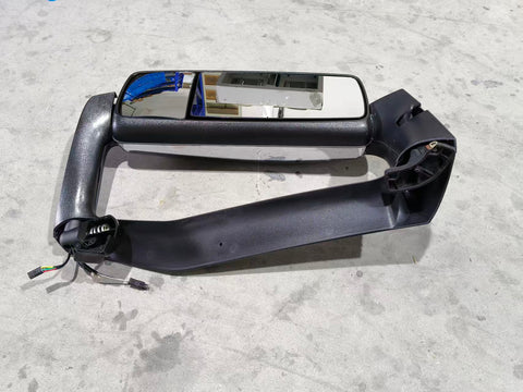 GA-V-129A Complete-L Door Mirror Complete With Bracket Chrome Cover Left Side For Volvo VNL 2018-2024