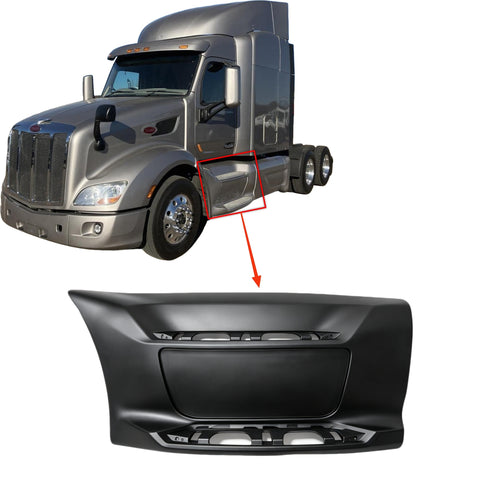 GA-PE-018-L-W/O  Front Step Fairing LH w/o Tool Box Hole For Peterbilt 579 2013 2014 2015 2016 2017 2018 2019 2020 2021 2022 2023 2024