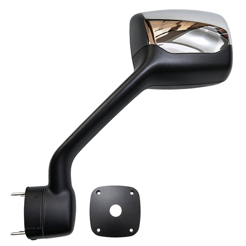GA-KW-056A-L Chrome Hood Mirror LH For Kenworth T680 Next Gen 2022 2023 2024 2025