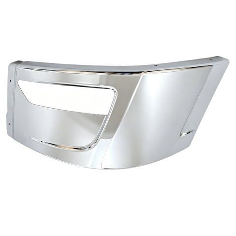 GA-PE-047-2A-L Steel Corner Bumper with Fog Lamp Hole Left Side For Peterbilt 579 2023 2024 2025 2026