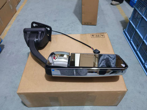 GA-FR-060B-R Chrome Door Mirror W/Heated Passenger Side R For Freightliner Cascadia 2008 2009 2010 2011 2012 2013 2014 2015 2016 2017