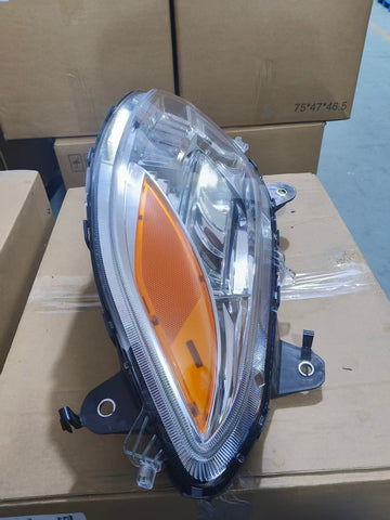 GA-IN-074A-L Silver reflcetive LED Headlights with DRL LH For International LT625 2018 2019 2020 2021 2022 2023 2024