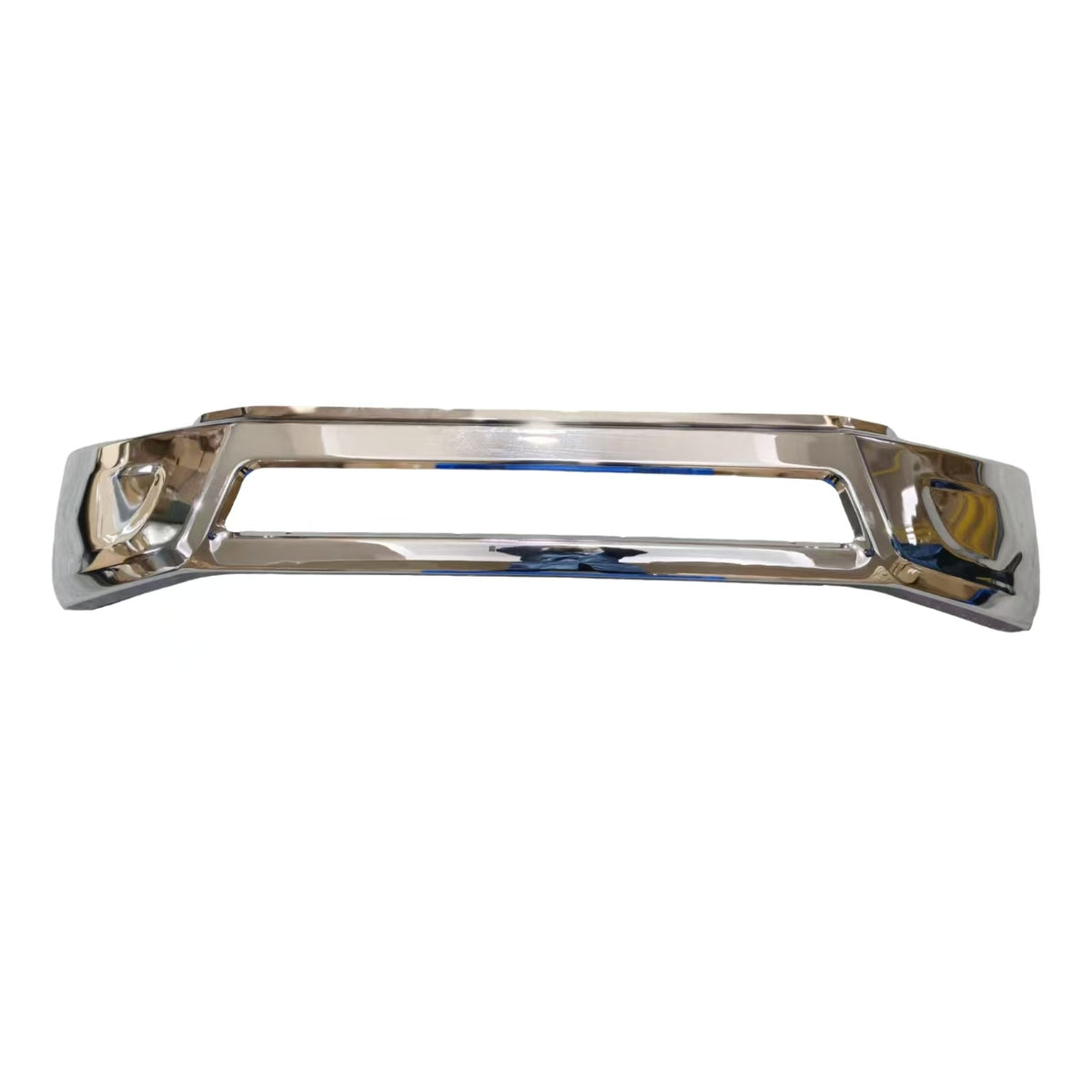 GA-V-105C Silver Chrome Center Replacement Bumper Without Fog Light Hole For Volvo VNR 2018 2019 2020 2021 2022 2023 2024 2025