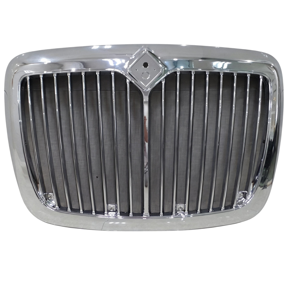 GA-IN-012 Front Chrome Grille W/O BUG SCREEN For INTERNATIONAL PROSTAR 2007 2008 2009 2010 2011 2012 2013 2014 2015