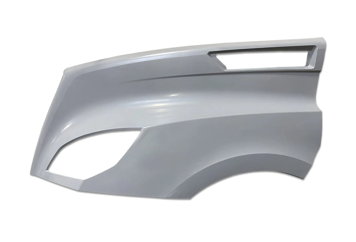 GA-FR-117-2-L Hood Fender Fiberglass Left Driver Side For FREIGHTLINER CASCADIA 2018 2019 2020 2021 2022 2023 2024