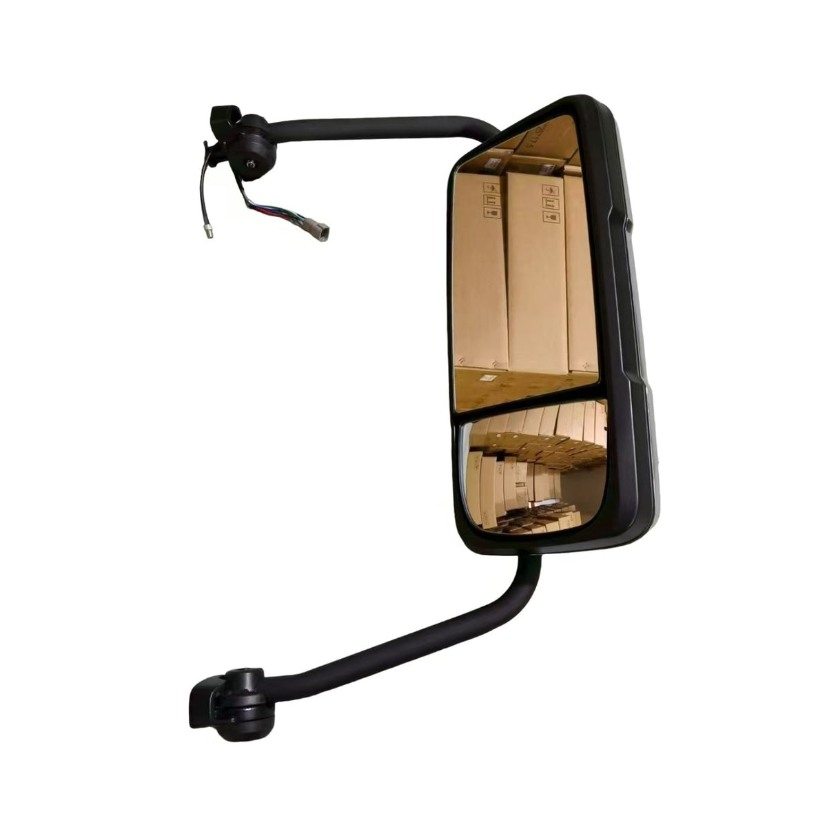 GA-MK-044A-R Chrome Door Mirror Assemblies W/ Arms Right Passenger Side for Mack Anthem 2017 2018 2019 2020 2021 2022 2023 2024