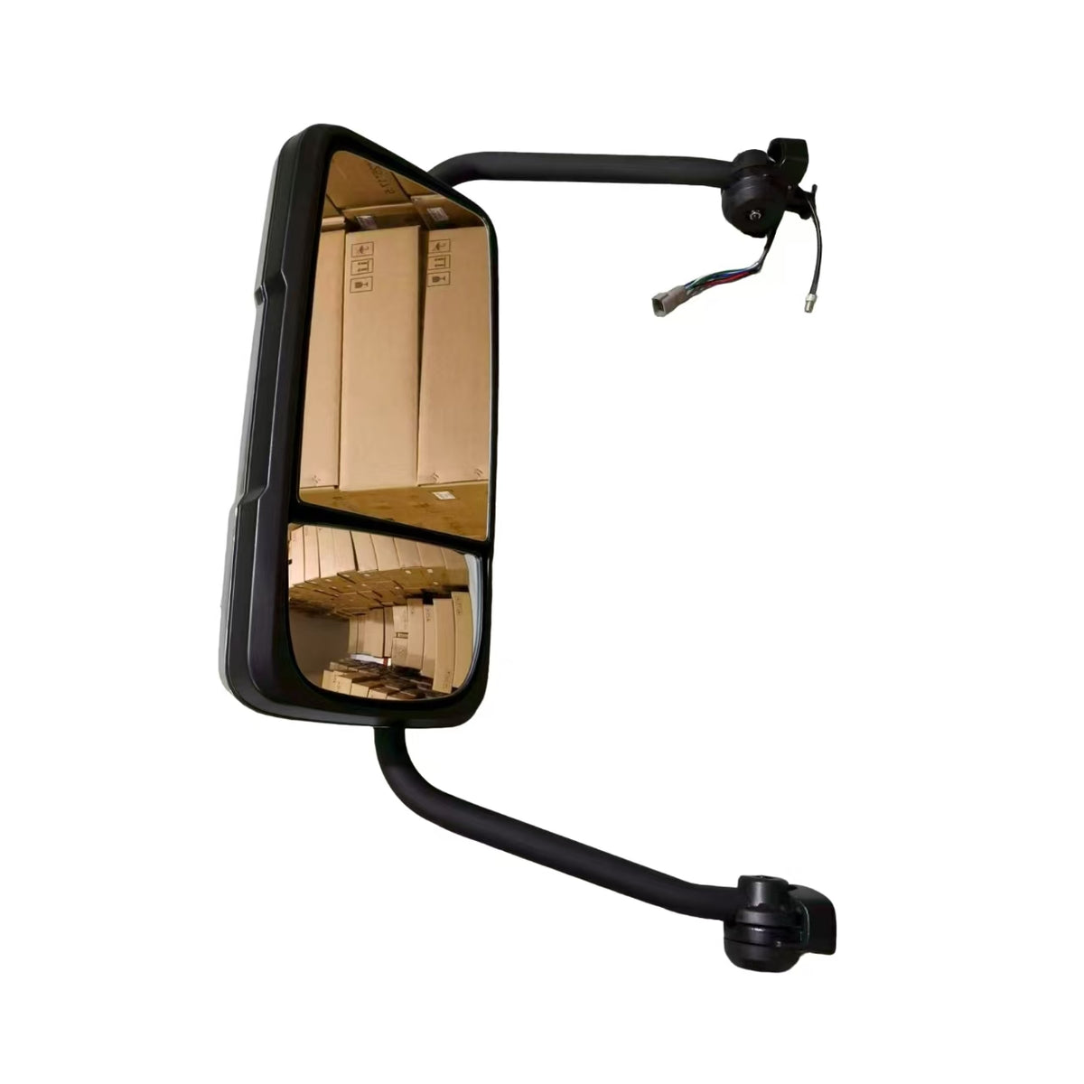 GA-MK-044A-L Chrome Door Mirror Assemblies W/ Arms Left Driver Side for Mack Anthem 2017 2018 2019 2020 2021 2022 2023 2024