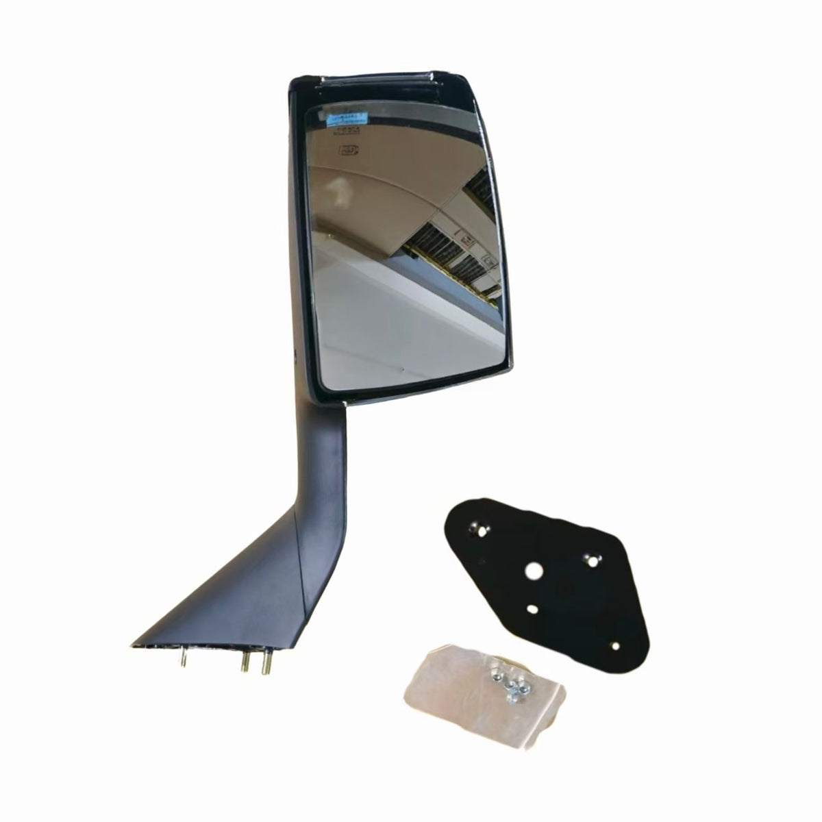 GA-V-012B-L Driver Side Black Fits VOLVO VNL 2004 2005 2006 2007 2008 2009 2010 2011 2012 2013 2014 2015 2016 2017 HOOD Manual Mirror