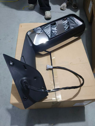 GA-FR-099AL Door Mirror Chrome LH Driver Side For Freightliner Cascadia 2018 2019 2020 2021 2022 2023 2024