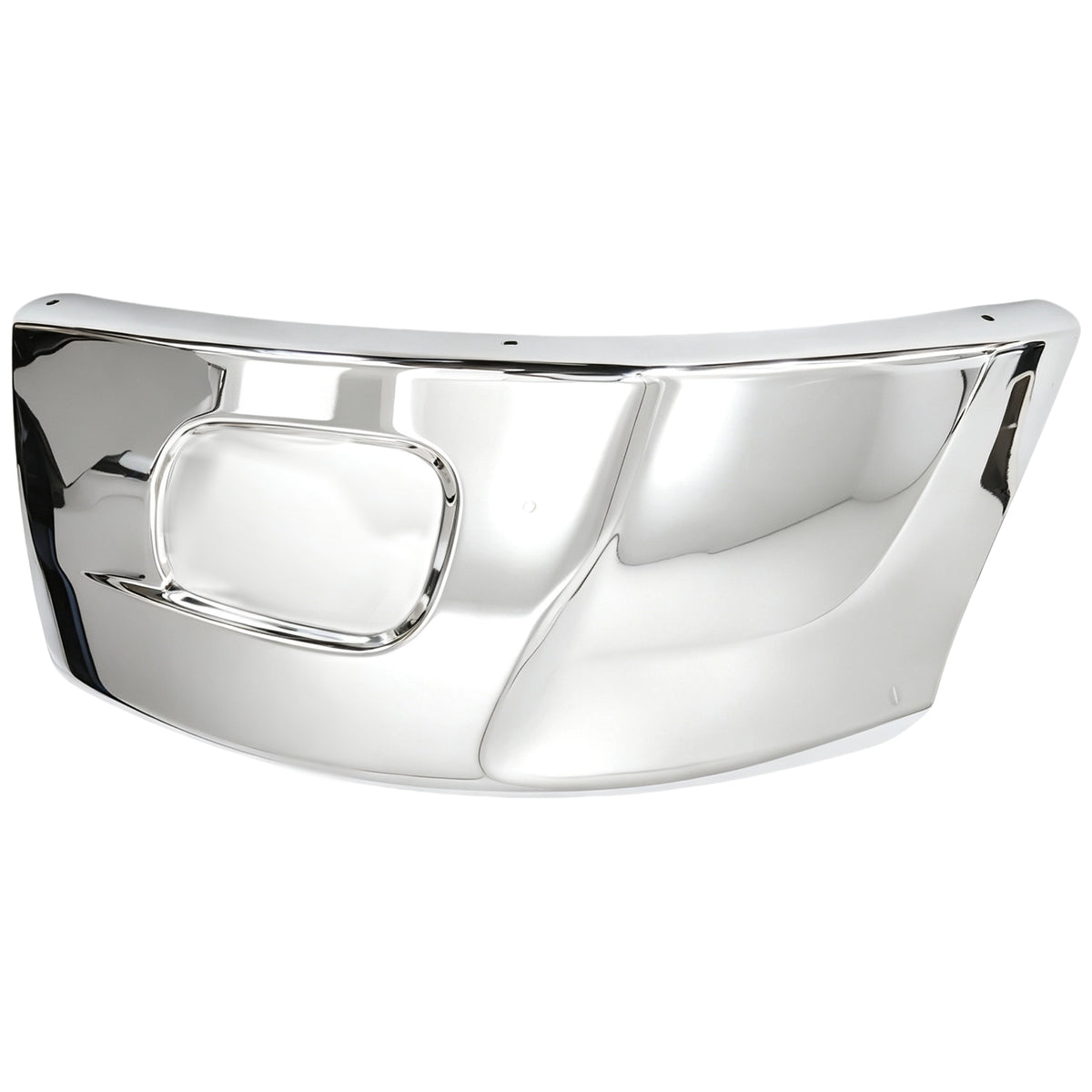 GA-PE-048-2C-L Steel Corner Bumper without Fog Lamp Hole Left Side For Peterbilt 579 2013 2014 2015 2016 2017 2018 2019 2020 2021 2022