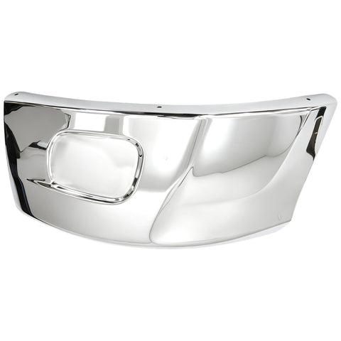 GA-PE-048-2C-L Steel Corner Bumper without Fog Lamp Hole Left Side For Peterbilt 579 2013 2014 2015 2016 2017 2018 2019 2020 2021 2022