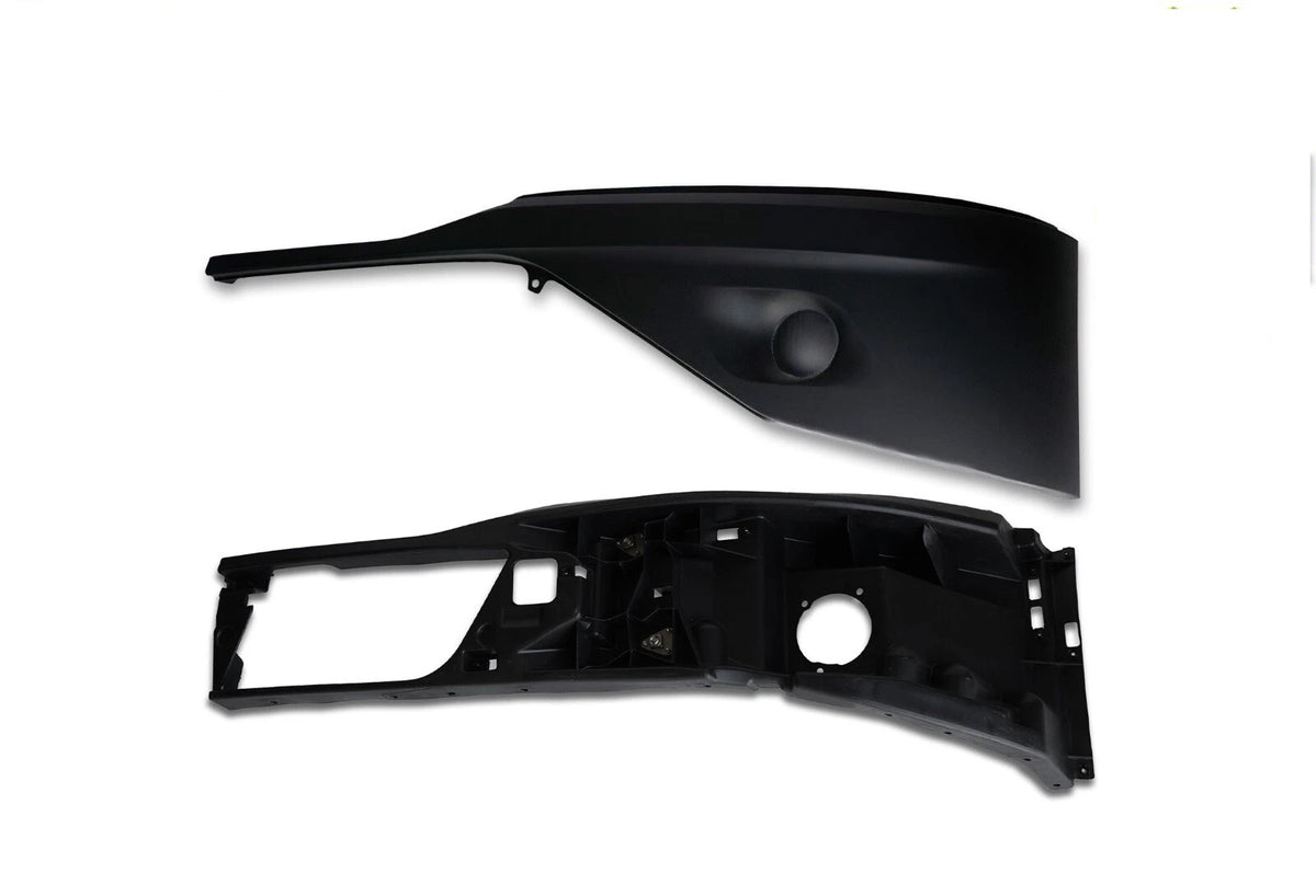GA-KW-044-1A-R Bumper Corner Paint No Fog Lamp Hole Right Set For Kenworth T680 Next Gen 2022+