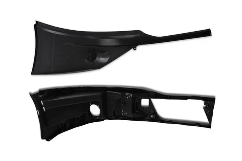 GA-KW-044-1A-R Bumper Corner Paint No Fog Lamp Hole Right Set For Kenworth T680 Next Gen 2022+