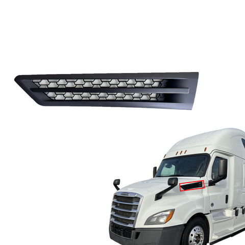 GA-CA1814-001L Black Side Grille Lh For Freightliner Cascadia 2018 2019 2020 2021 2022 2023 2024 GA-FR-103B-L-YJ