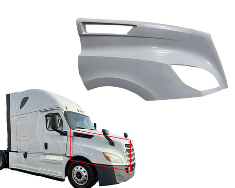 GA-FR-117-2-R Hood Fender Fiberglass Passenger Right Side For FREIGHTLINER CASCADIA 2018 2019 2020 2021 2022 2023 2024