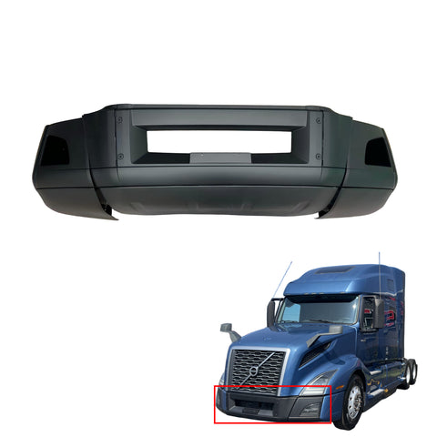 GA-V-110A-1 Front Bumper Complete W/Foglamp Hole For Volvo VNL 2018 2019 2020 2021 2022 2023 2024