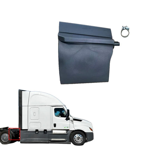 GA-FR-166-1-R Gray Truck Quarter Fender W/ Clamp Righ Side For Freightliner Cascadia 2018 2019 2020 2021 2022 2023 2024