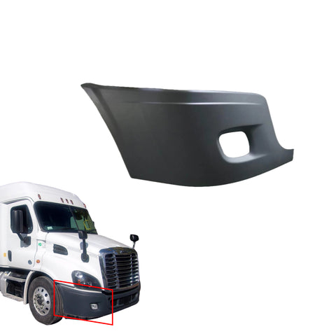 GA-FR-038C-R Front Bumper End Cap Cover W/Fog Hole Right For Freightliner Cascadia 2008 2009 2010 2011 2012 2013 2014 2015 2016 2017 GA-CA0801-003R-A2