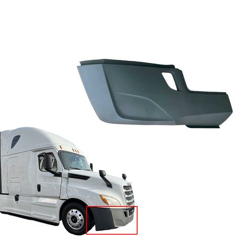 GA-CA1801-005R-A1  Bumper End Cover W/O Foglight Hole RH Side For Freightliner Cascadia 2018 2019 2020 2021 2022 2023 2024 GA-FR-101-1B-R-YJ