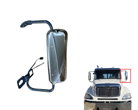 GA-FR-078B-R Door Mirror Motorized and Heated Chrome RH For Freightliner Columbia