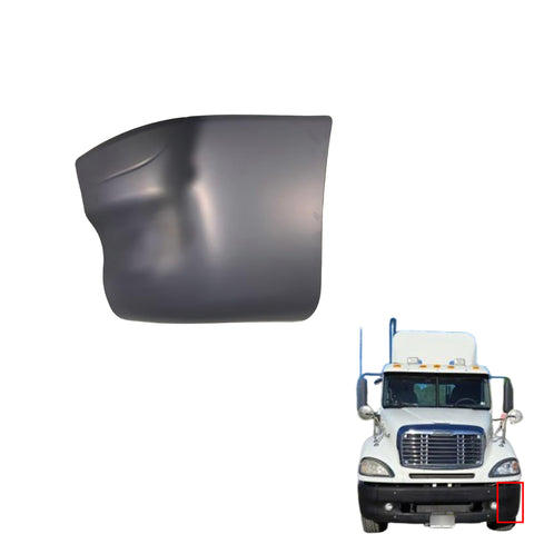 GA-FR-042C-L Left Driver Side Bumper End Black Plastic for Freightliner Columbia (Cover Only)