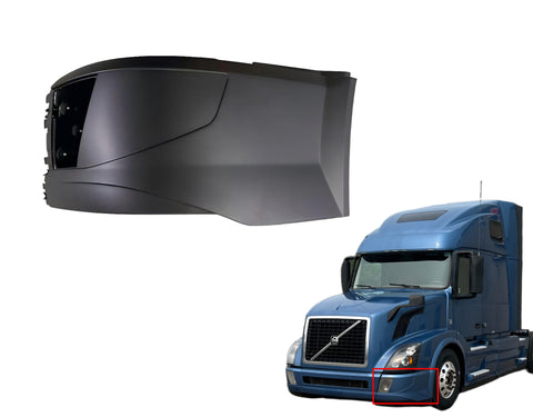 GA-V-058A-1-L Bumper Ends with Front Cover&foglamp hole Left Side  Volvo VNL 2015 2016 2017