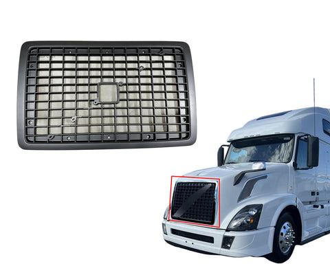 GA-V-005A Front Grille PAINT Frame With Bug screen For Volvo VNL 2004 2005 2006 2007 2008 2009 2010 2011 2012 2013 2014 2015 2016 2017