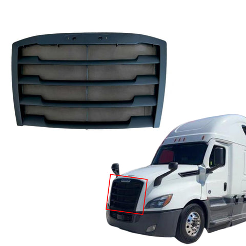 GA-CA1802-A1 Grille Black W/Bug Screen For Freightliner Cascadia 2018 2019 2020 2021 2022 2023 2024 GA-FR-091B-YJ