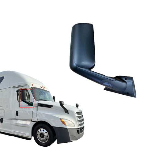 GA-FR-099B-R Door Mirror Black Right Side For Freightliner Cascadia 2018 2019 2020 2021 2022 2023 2024