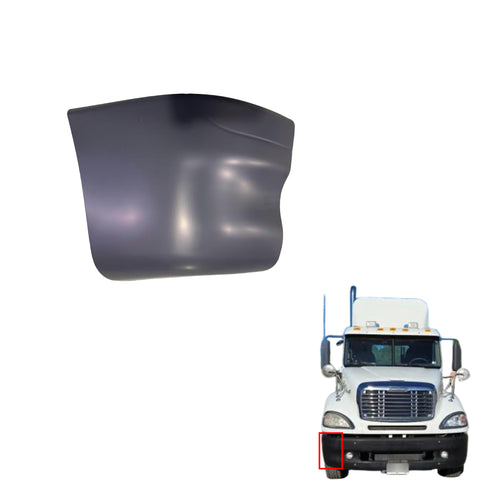 GA-FR-042A-R Right Passenger Side Bumper End Black Plastic for Freightliner Columbia