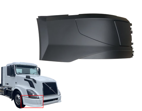 GA-V-058B-1-R Bumper Ends W/O Chrome Front Cover&Foglamp hole RH For Volvo VNL 2015-2017
