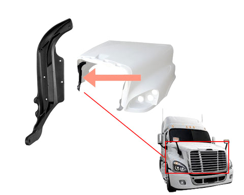 GA-FR-108-1-R Right Passenger Side Hood Pivot Bracket For Freightliner Cascadia 2008 2009 2010 2011 2012 2013 2014 2015 2016 2017