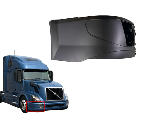 GA-V-058A-1-R Bumper Ends with Front Cover&foglamp hole Right  Side  Volvo VNL 2015 2016 2017