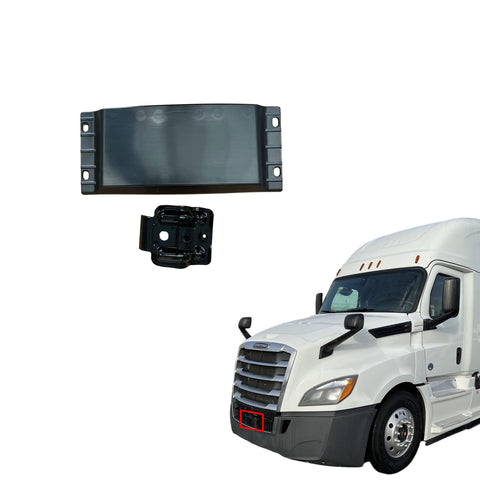 GA-CA1801-003A Front Bumper Grille Middle Cover With Bracket For Freightliner Cascadia 2018 2019 2020 2021 2022 2023 2024