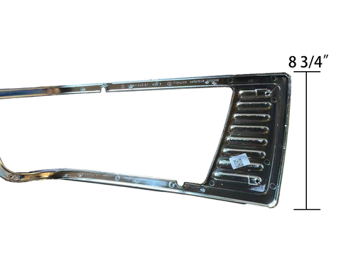 GA-PE-002-1R Peterbilt 377 Headlamp Bezel Chrome Right Side