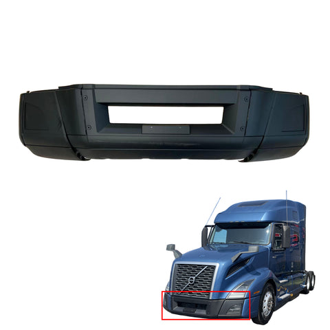 GA-V-110B-1 Front Bumper Complete W/O Fog Lamp Hole For Volvo VNL 2018 2019 2020 2021 2022 2023 2024