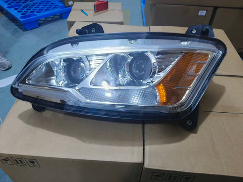 GA-PE-035A-L Left Side Halogen Headlight Assembly For Peterbilt 579 2023 2024 2025 Fits P54-6196-100