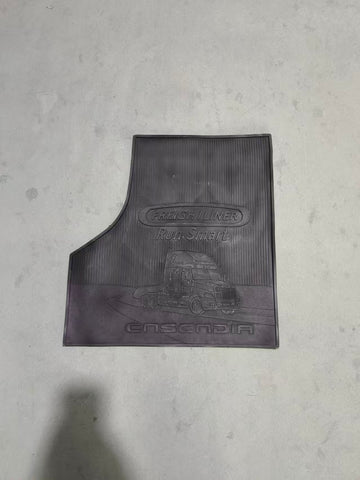 GA-FR-112 Rubber Floor Mat Right Side with Black Logo For Freightliner Cascadia 2018 2019 2020 2021 2022 2023 2024