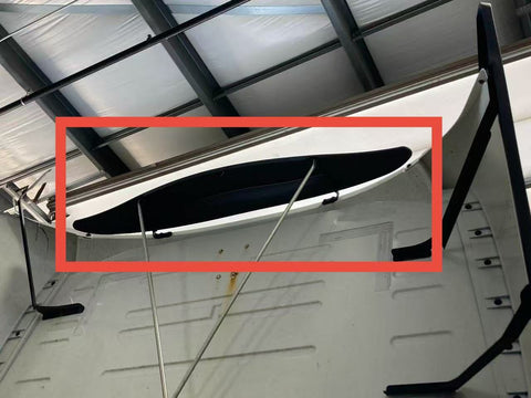 GA-V-113 Black Roof Wing Side Fairing Cab Extender For Volvo VNL 2018 2019 2020 2021 2022 2023
