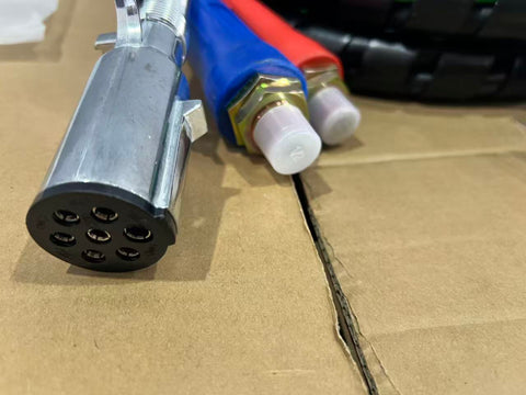 GA-RP301-12-B 12Ft 3 in 1 ABS & Air Power Line Hose Kit Wrap 7 Way Electrical Cable and Airlin