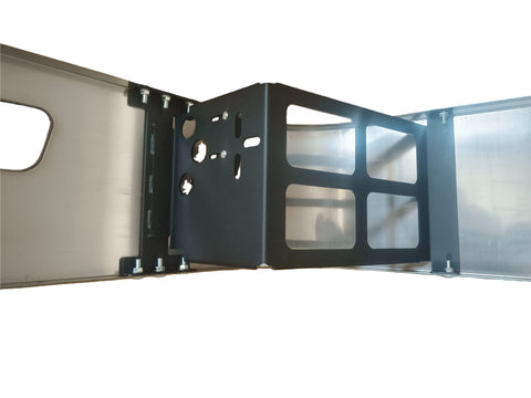 GA-V-112 Chrome Steel Bumper 16" With Fog light Hole& Bracket For Volvo VNL 2004-2017