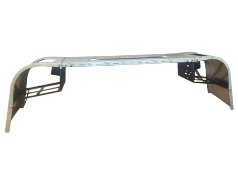 GA-V-112 Chrome Steel Bumper 16" With Fog light Hole& Bracket For Volvo VNL 2004-2017