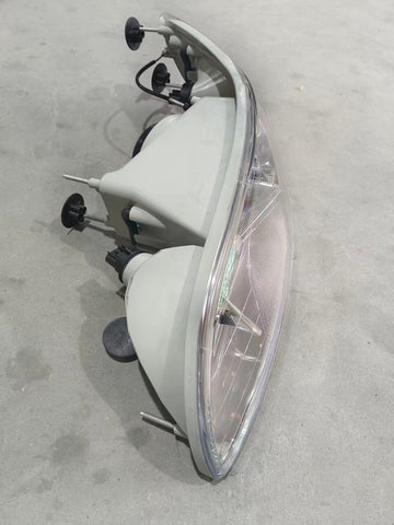 GA-PE-032A-L Head Lamp Silver Left Side For Peterbilt 587/387