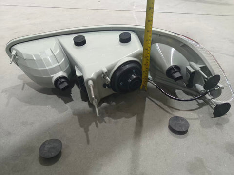 GA-PE-032A-L Head Lamp Silver Left Side For Peterbilt 587/387