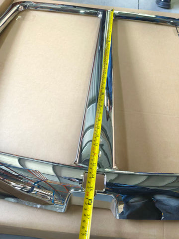 GA-KW-001 Grille Chrome W/O Aluminum Bug Mesh Net For Kenworth T660