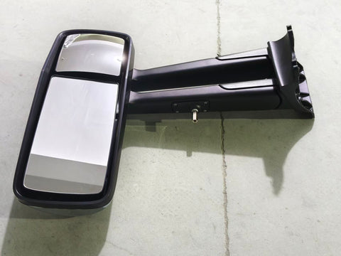 GA-KW-023A-R=KW-055A-R Door Mirror Chrome Cover For Kenworth T680/880 2005 2006 2007 2008 2009 2010 2011 2012 2013 2014 2015 2016 2017 2018 2019 2020 2021 2022 2023 2024 2025 2026 Passenger Side Rh