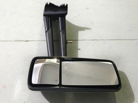 GA-KW-023A-R=KW-055A-R Door Mirror Chrome Cover For Kenworth T680/880 2005 2006 2007 2008 2009 2010 2011 2012 2013 2014 2015 2016 2017 2018 2019 2020 2021 2022 2023 2024 2025 2026 Passenger Side Rh